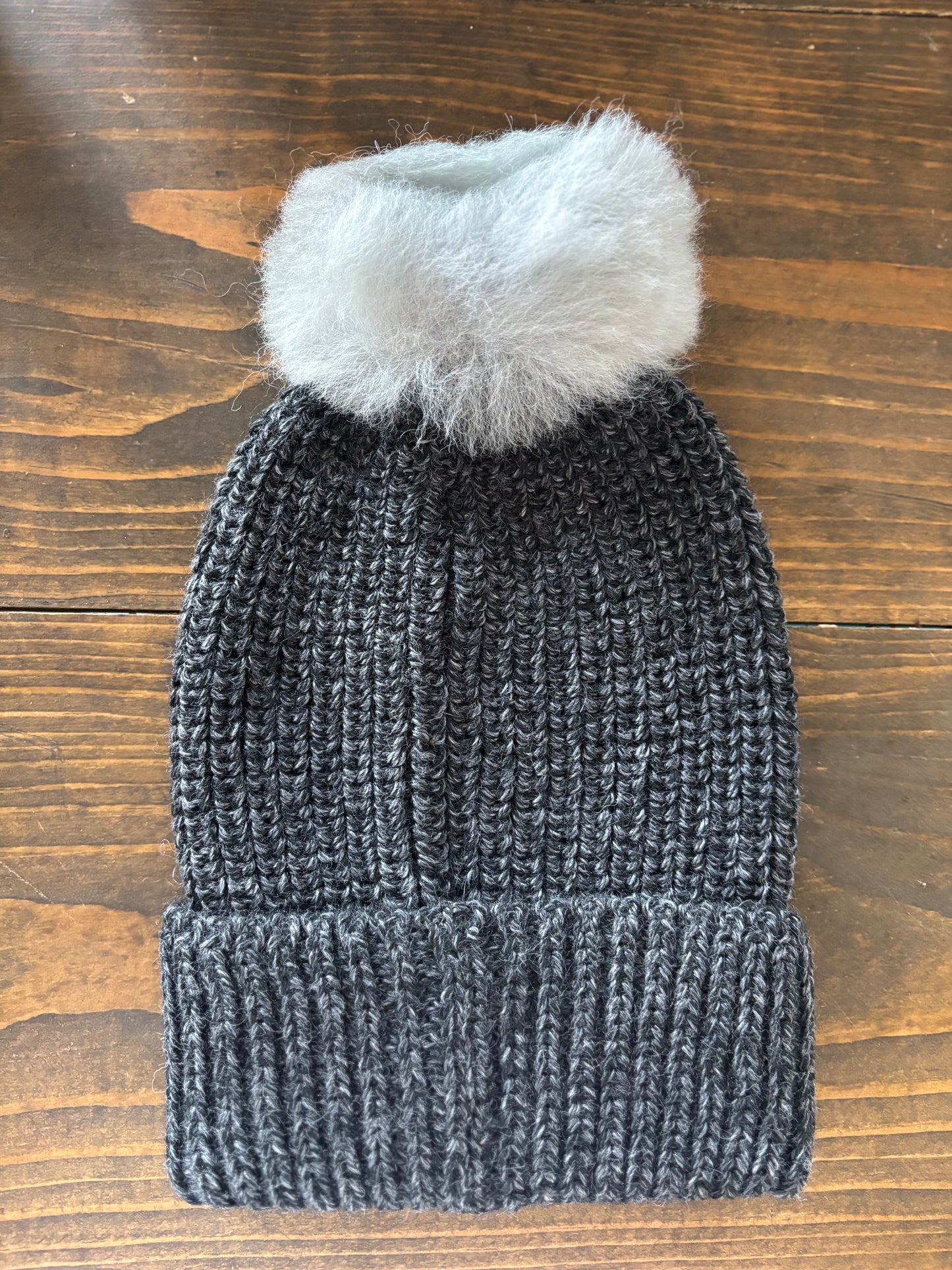 Alpaca Pom Pom Hat